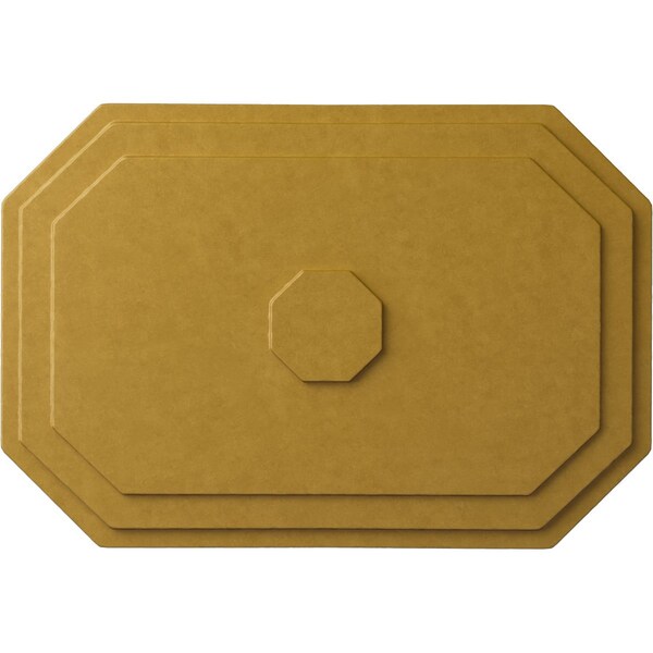 Ekena Millwork Felix Ceiling Medallion, Hand-Painted Iridescent Gold, 25 1/4"W x 17 1/4"H x 1 3/4"P CM25FEIGS - main